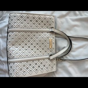 Kate Spade white hand bag/shoulder bag